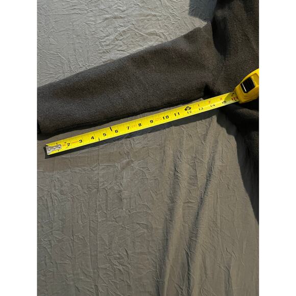 Garnet Hill Wool Blend Asymmetrical Wrap Coat Gray Size 06 Elegant Warm - Picture 7 of 8